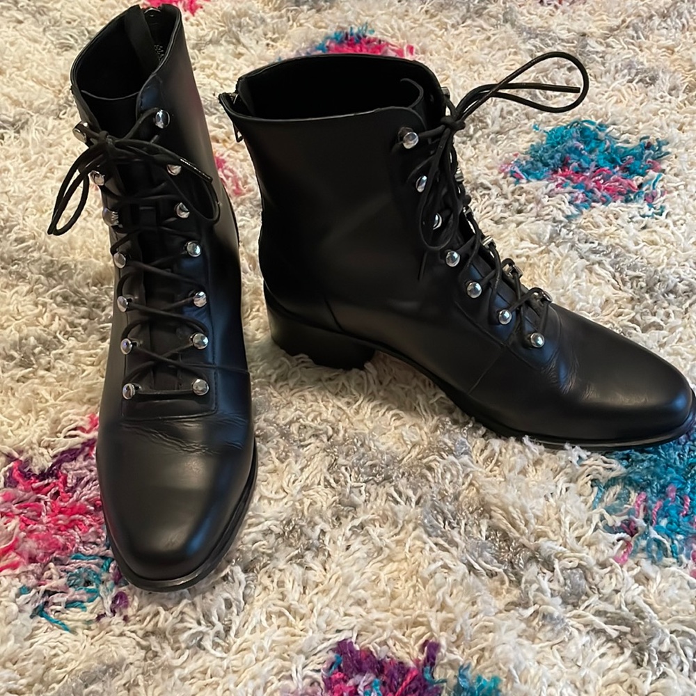 Free People Black Leather Boots